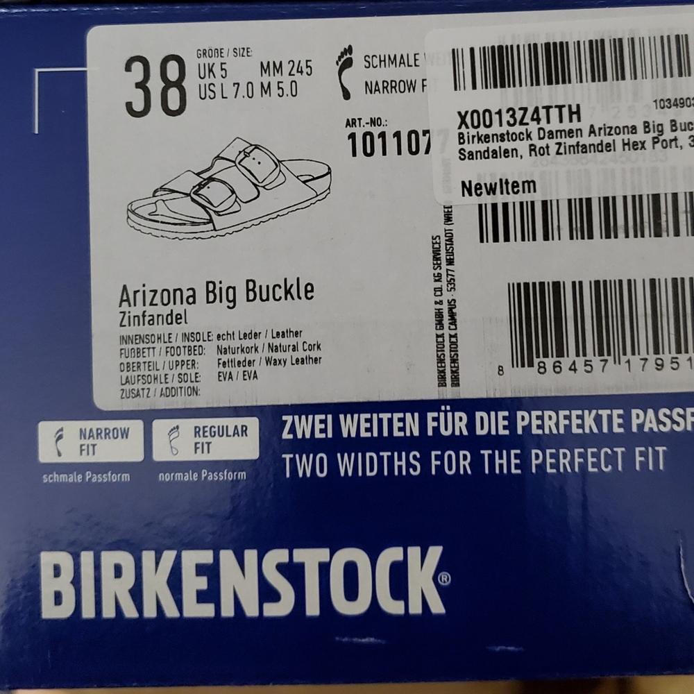 Birkenstock Arizona Big Buckle Zinfandel Sandal - Picture 7 of 7